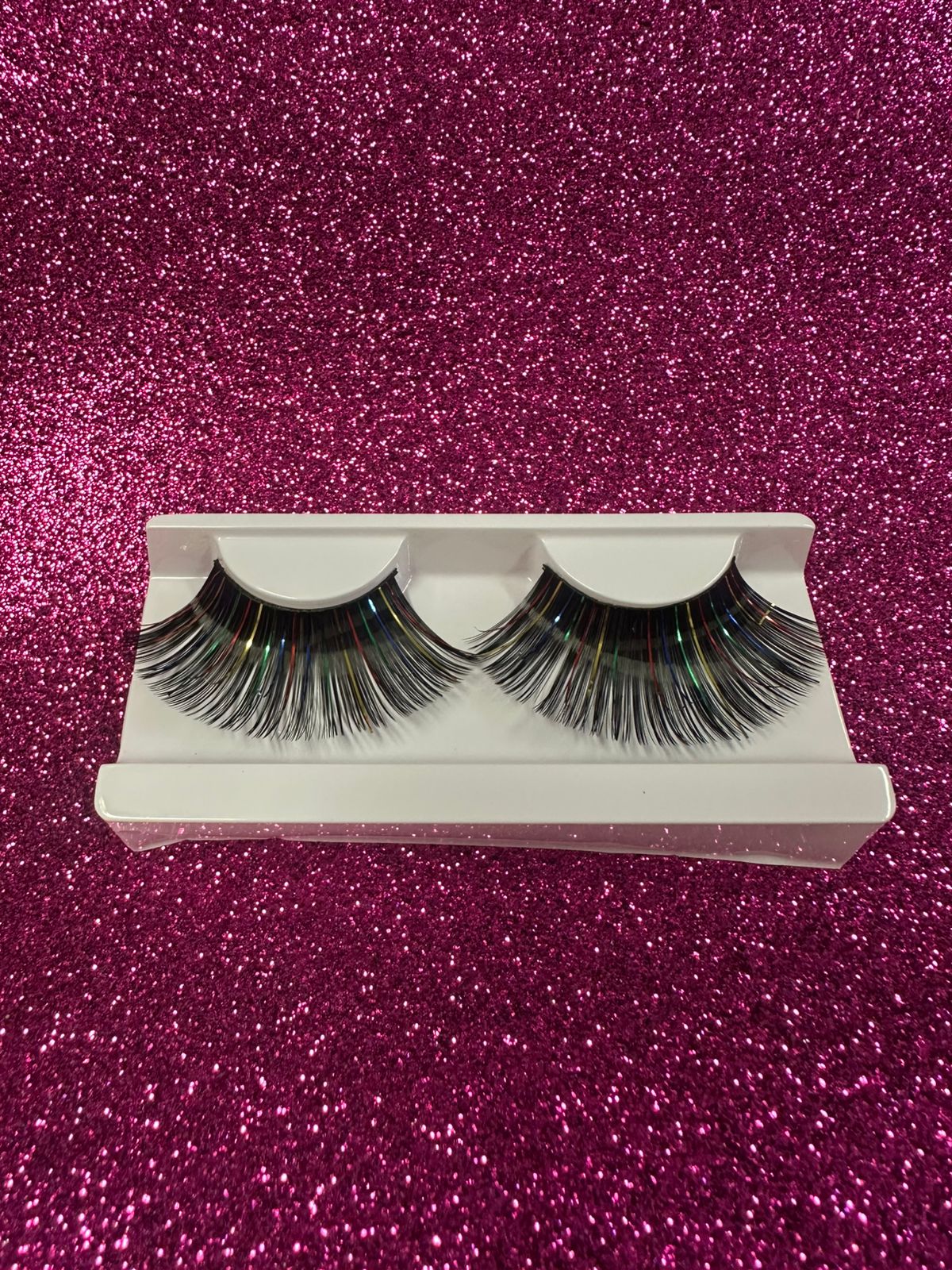 Cílios Postiços - Preto com brilho